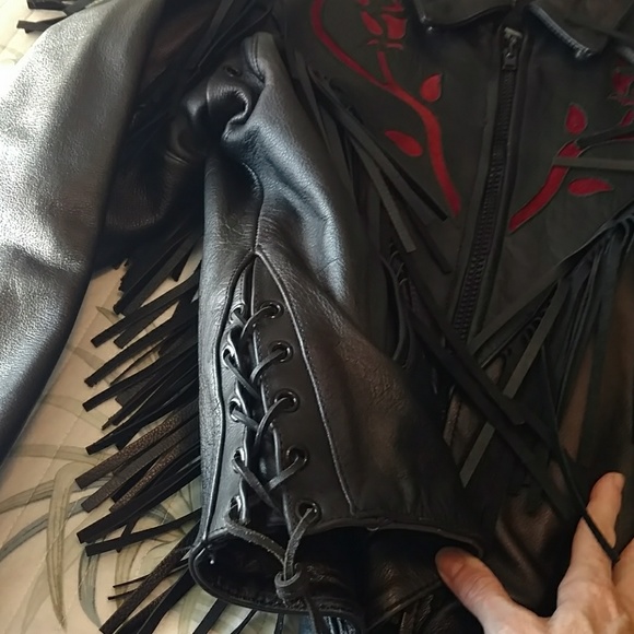 Vintage Leather Motorcycle Jacket - Picture 3 of 8